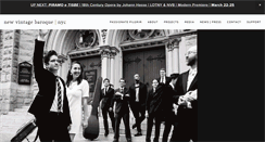 Desktop Screenshot of newvintagebaroque.org